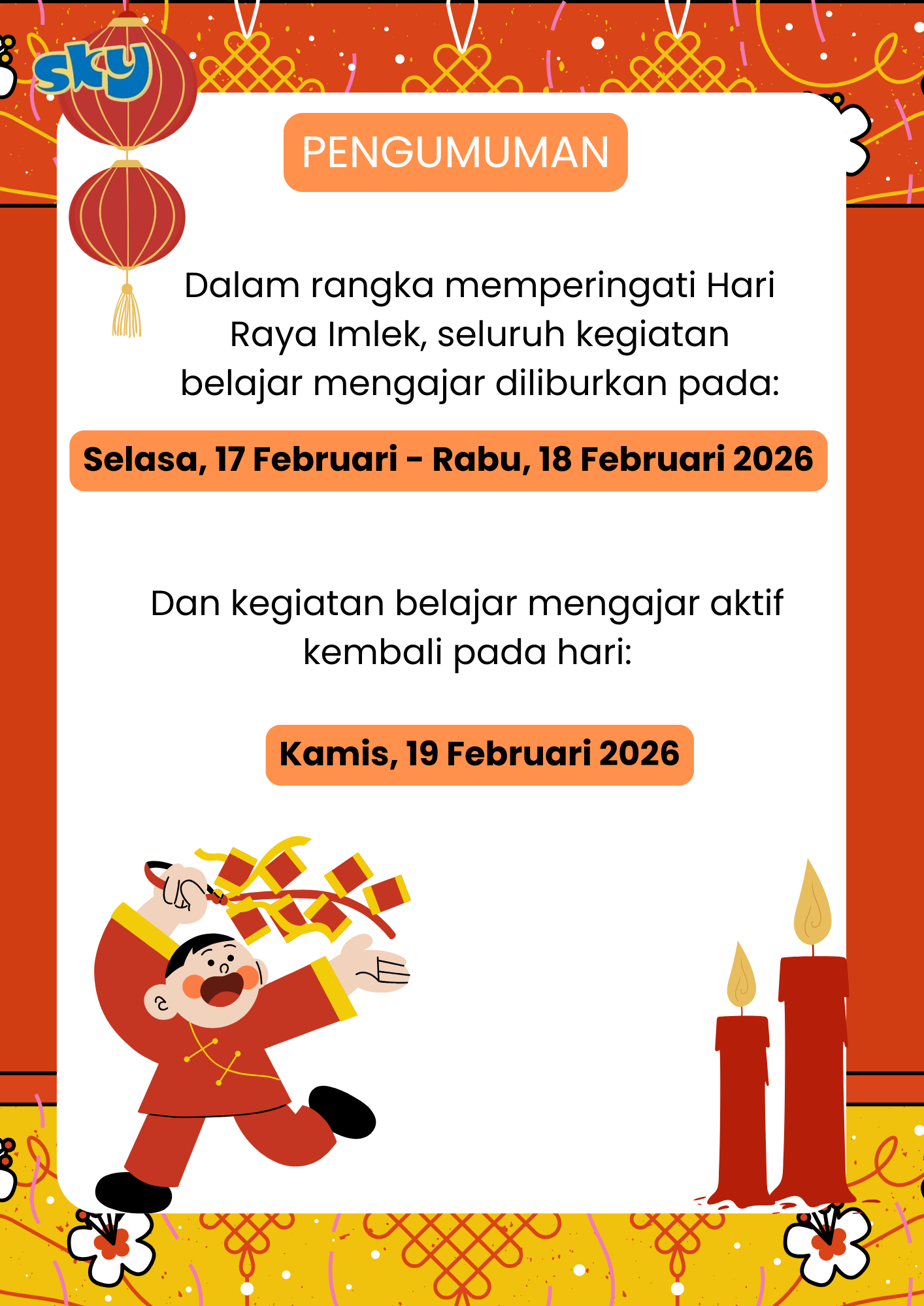 Libur Tahun Baru Imlek